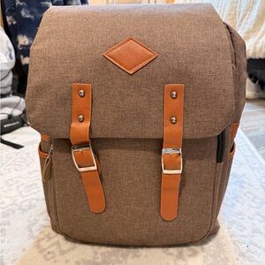 Stylish Brown Backpack for Men